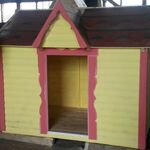 фото Детский деревянный игровой домик №3